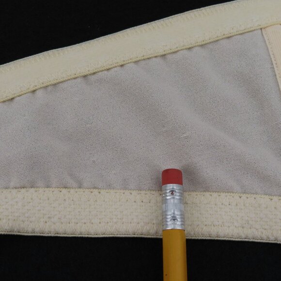 VTG Vanity Fair 36C Bra Style 74-072 Ivory Shimmer Strapless Underwire Unlined - Picture 14 of 16